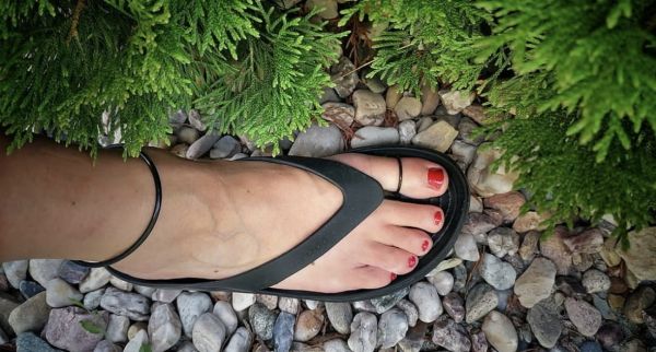 OO rings dámský SET náramek na nohu + palec, černý