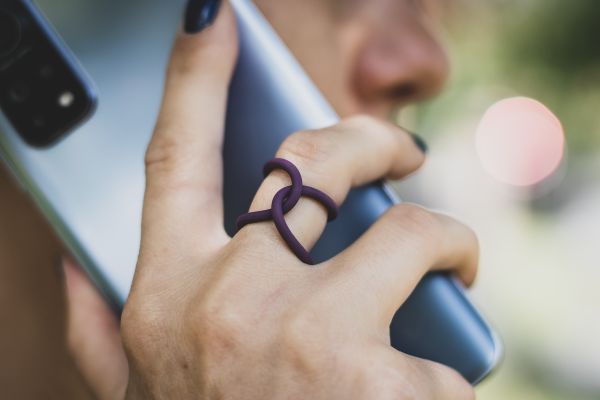 OO rings dámský prstýnek samostatně, fialový